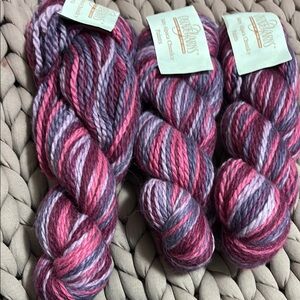 Cascade Collective Pink and Purple Yarn Baby Alpaca Chunky
